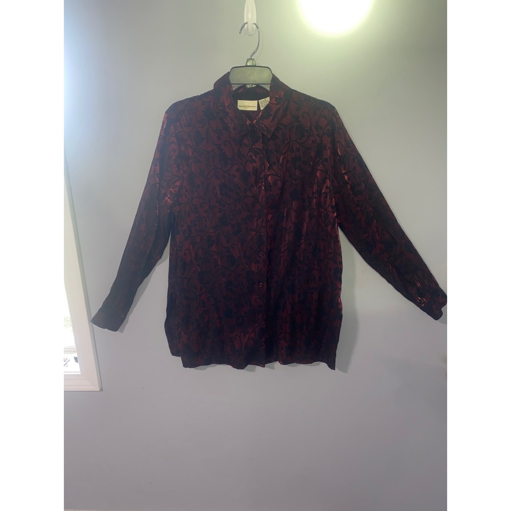 vintage Jaclyn Smith button-down long sleeve size 10